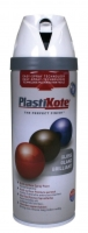 Plastikote Multi-surface Spray Paint - Gloss White 400ml £8.50