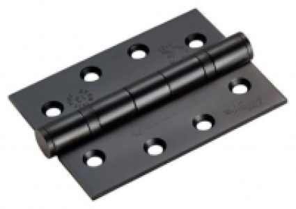 Grade 13 102 x 76 x 3mm Ball Bearing Door Hinge - Matt Black £9.00