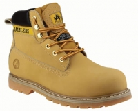 Wickes  Amblers Safety FS7 Safety Boot - Honey Size 10