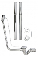 Wickes  Wickes Roll Top Bath Waste Accesories Packages - Chrome