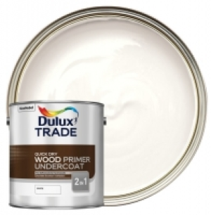 Dulux Trade Quick Dry Wood Primer & Undercoat Paint - White