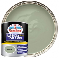 Wickes  Sandtex Rapid Dry Plus Soft Satin Paint - Bay Tree - 750ml