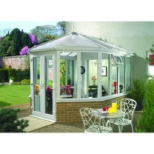Wickes  Wickes Victorian Dwarf Wall White Conservatory - 12 x 16ft