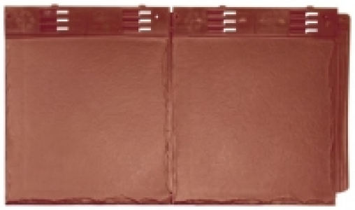 Wickes  Envirotile Plastic Lightweight Terracotta Double Tile - 365 