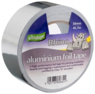 Wickes Self Adhesive Foil Tape - 50mm x 45m £7.50