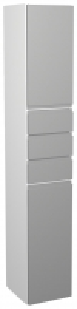 Wickes Hertford Dove Grey Tower Unit with Drawers - 300 x 17