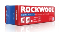 Wickes  Rockwool Thermal Insulation Cavity Slab - 100 x 455mm x 1.2m
