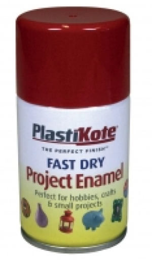 Wickes  Plastikote Fast Dry Enamel Aerosol Spray - Insignia Red 100m