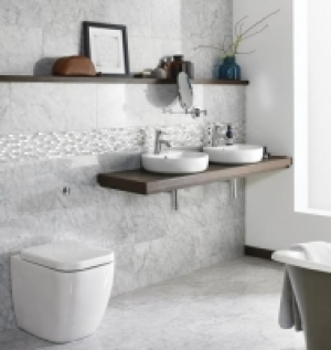 Wickes Boutique Carrara Polished Marble Wall & Floor Tile -