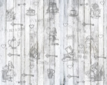 ohpopsi Alice in Wonderland Wood Textured Wall Mural - L 3m  £45.00