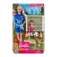 QDStores  Barbie You Can Be Anything Soccer Coach Toy Doll
