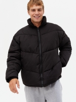 LittleWoods New Look Over Sized Funnel Chevron Padded Jacket