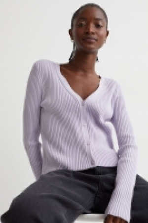 Rib-knit cardigan £10.00