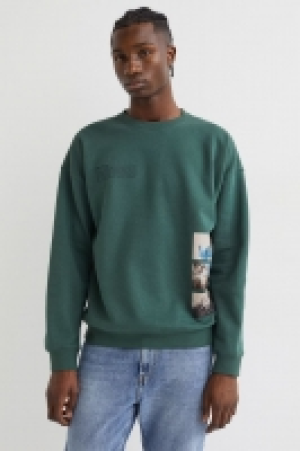 Oversized printed sweatshirt £11.00