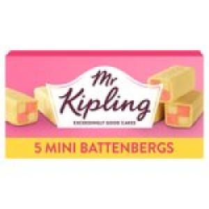 Mr Kipling Mini Battenberg Cakes £1.00