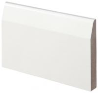 Wickes  Chamfered Fully Finished Satin White Skirting - 18mm x 144mm