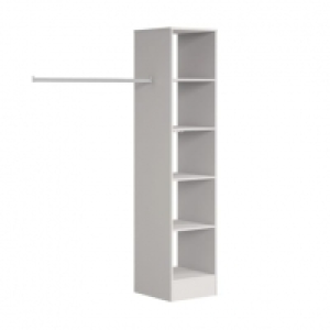 Wickes  Spacepro Wardrobe Storage Kit Tower Unit Cashmere - 450mm