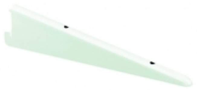 Wickes Twin Slot Shelving Bracket White - 220mm