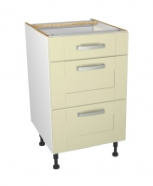 Wickes  Wickes Ohio Cream Shaker Drawer Unit - 500mm