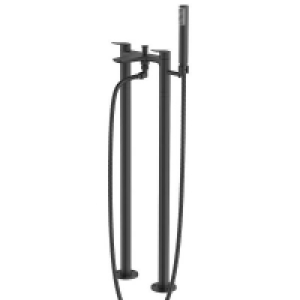 Bathstore Aero Floorstanding Bath Shower Mixer Tap Matt Blac £280.00