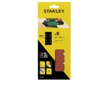 Stanley 1/3 Sheet Sander Mixed Hook & Loop Sanding Sheets -  £5.00