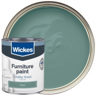Wickes  Wickes Green Flat Matt Furniture Paint - 750ml