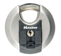 Wickes  Master Lock Excell M40EURD Discus Stainless Steel Padlock - 
