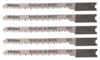Wickes  Wickes Universal Shank Scroll Cut Jigsaw Blade For Wood - Pa