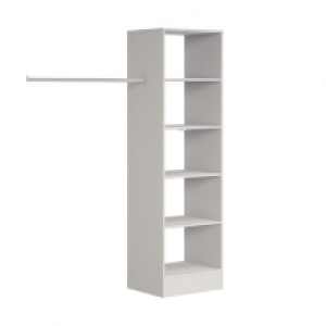 Spacepro Wardrobe Storage Kit Tower Unit Cashmere - 600mm