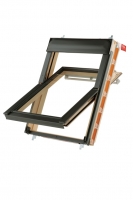 Wickes  Keylite Pine Centre Pivot Roof Window with Frosted Glazing -