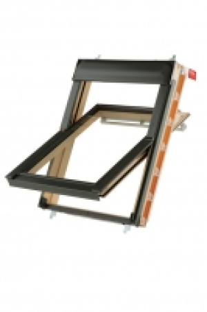 Wickes  Keylite Pine Centre Pivot Roof Window with Frosted Glazing -