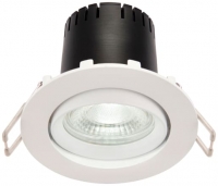 Wickes  Saxby Integrated LED Adjustable Cool White Matt Finish Downl