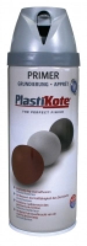 Plastikote Primer Aerosol Spray - Grey 400ml