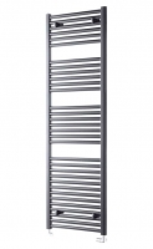 Wickes Pisa Anthracite Towel Radiator - 1600 x 600mm