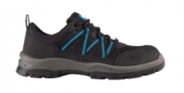 Wickes  Tough Grit Alder Safety Trainer - Black Size 7