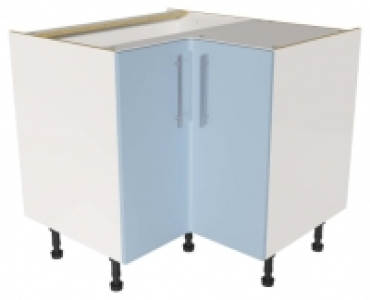 Orlando Bright Skies Matt Slab Corner Base Unit - 925mm