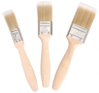 Wickes  Mastercoat Synthetic Mixed Size Paint Brushes - Pack of 3