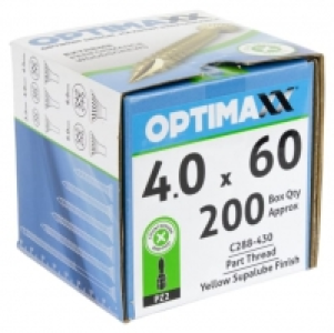 Optimaxx Pz Countersunk Zinc & Yellow Passivated Double Rein