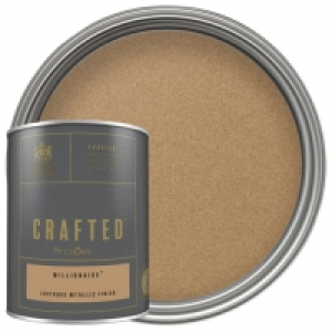 CRAFTED by Crown Emulsion Interior Paint - Metallic Milliona