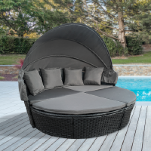 The Outdoor Living Collection: Venice Round Outdoor Day Bed  £399.99