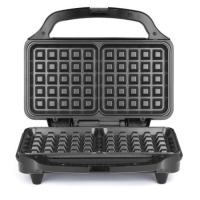 RobertDyas  Salter EK2249 900W Deep Fill Waffle Maker - Black & Stainles