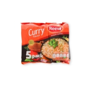 Poundstretcher  REEVA CURRY FLAVOUR NOODLES 5 PACK