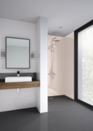 Mermaid Soft Pink Gloss Acrylic 3 Sided Shower Panel Kit - 1 £2,059.00