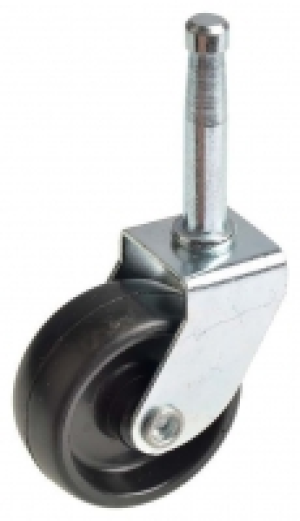 Wickes Light Duty Castor Wheel Peg Fix - 41mm Pack of 4
