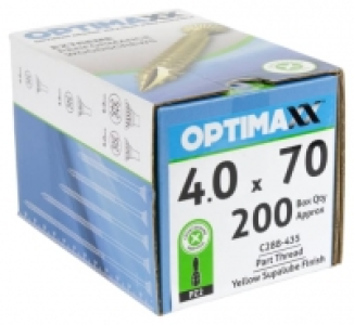 Optimaxx Pz Countersunk Zinc & Yellow Passivated Double Rein
