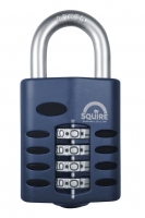 Wickes  Squire Combination Padlock with Hardened Steel Shackle - 50m