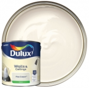 Dulux Silk Emulsion Paint - Fine Cream - 2.5L £14.00