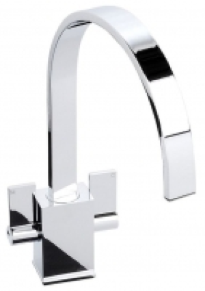 Abode Contemporary Atik Monobloc Kitchen Mixer Tap - Chrome