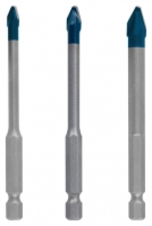 Bosch 2608900595 HEX-9 3 Piece Hard Ceramic Tile Drill Bit S