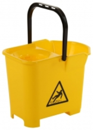 Wickes  Bulldozer Bulldog Yellow Mop Bucket - 16L